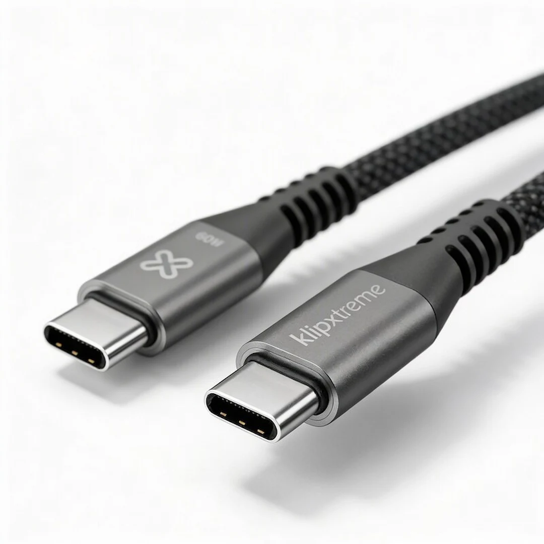 IX-CAB-TC-250-C-60W-3M-NEG.2 Cable KlipXtreme Tipo C - C 60W 3M Negro - Image 1