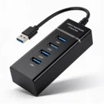 Cable Jaltech Adaptador 3.0 USB Hub 4 Puertos 5Gbps Negro - Image 2