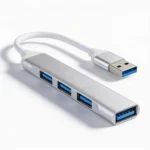 Cable Jaltech Hub USB A - USB A 4 en 1 Blanco - Image 4