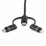Cable Jaltech OTG 3 in 1 - Lightning, C, y Micro a USB - Image 3