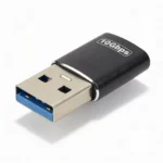 Cable Jaltech Convertidor USBA Macho - Tipo C Hembra 10Gbps Negro - Image 4