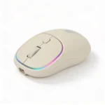 Mouse Inalambrico Bluetooth Blanco Led - Image 4